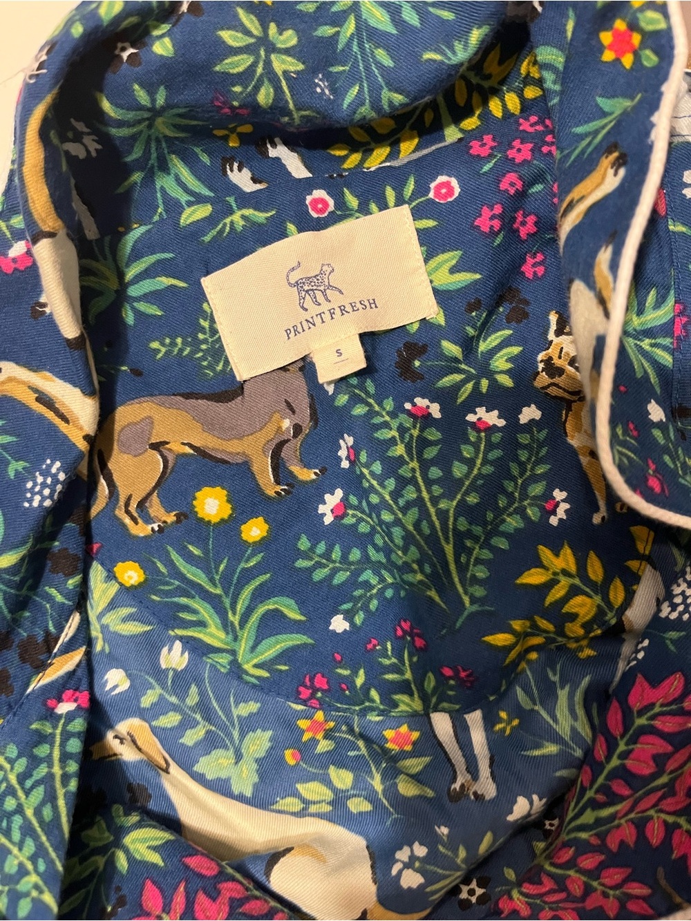 New with Tags Printfresh Pajama Top Must Love Dogs Pattern Size S - Picture 2 of 6
